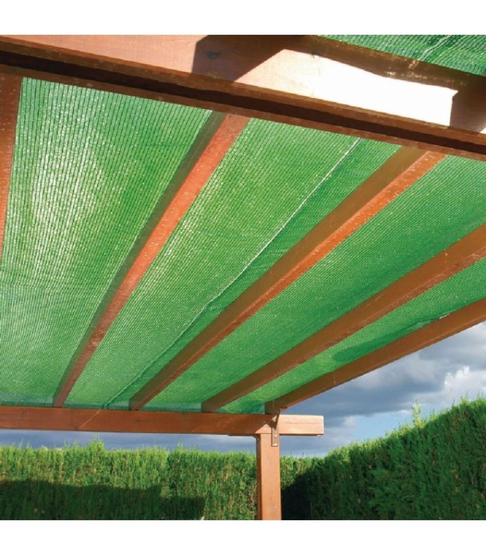 MALLA SOMBREO 4,00M VERDE 90%